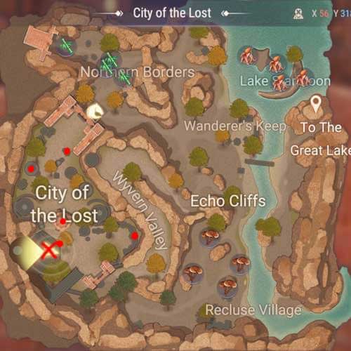 MAP: City of the Lost - Power of Faith