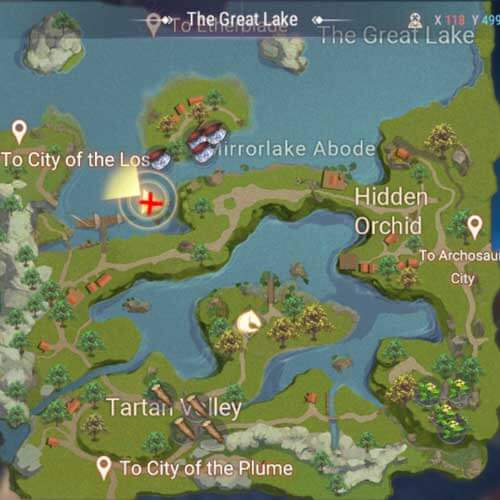 MAP: The Great Lake - Dropped Bag