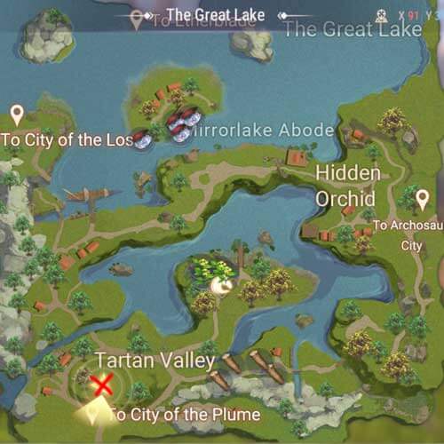 MAP: The Great Lake - Magic Stone