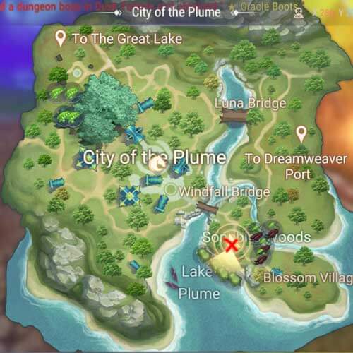 Map: Plume City - Guide