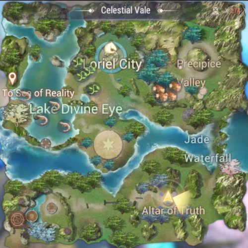 MAP: Celestial Vale - Treasure Trace